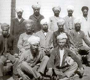 A group of Sikh immigrants, Angel Island 1910 A group of Sikh immigrants, Angel Island 1910