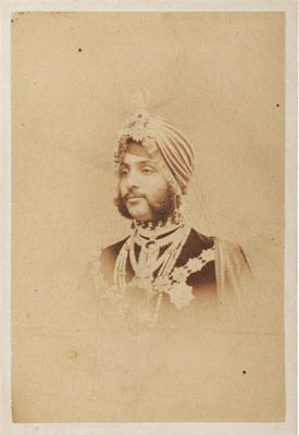Photograph of Sikh Maharaja Duleep Singh Photgraph of Sikh Maharaja Duleep Singh