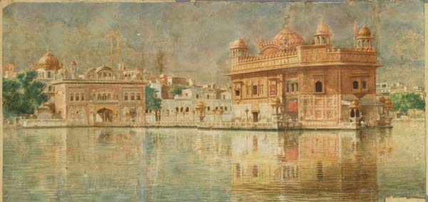 The Golden Temple at Amritsar - North India, late 19th Century