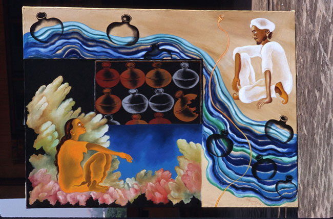 Sohni Mahiwal by Arpana Caur - Kapany Collection