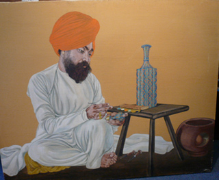 Sikh Enamel worker Artist Stowitts