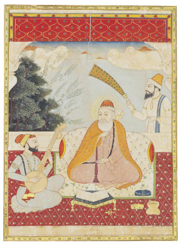 Sikh Art Watch - GURU NANEK WITH BALA AND MARDANA Sikh Art Watch - GURU NANEK WITH BALA AND MARDANA