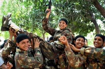 Women commandos at passing out parade Women commandos at passing out parade