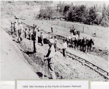 Sikh Workers - Pacific & Eastern Railroad Sikh Workers - Pacific & Eastern Railroad