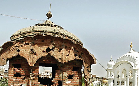 Golden Temple damaged during Operation Blue Star Golden Temple damaged during Operation Blue Star