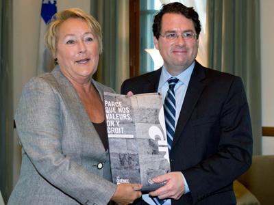 Quebec’s Planned Charter of Values Unveiled Quebec’s Planned Charter of Values Unveiled