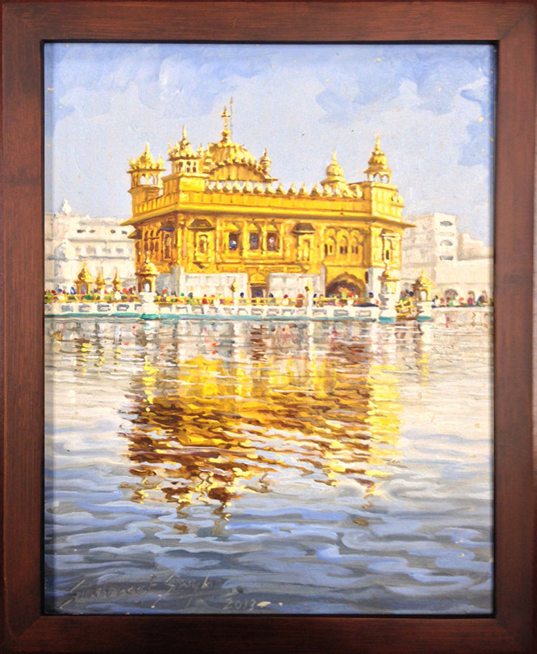 Original Sikh Art -Paintings of the Golden Temple by Sukhpreet Singh Original Sikh Art -Paintings of the Golden Temple by Sukhpreet Singh