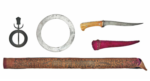 A Family Group of Traditional Sikh Edged Weapons - Christies Auction A Family Group of Traditional Sikh Edged Weapons - Christies Auction