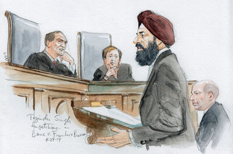 First turbaned Sikh to Argue before the Supreme Court First turbaned Sikh to Argue before the Supreme Court