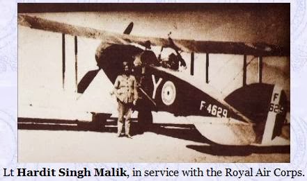 Sardar Hardit Singh Malik - First Indian Pilot Sardar Hardit Singh Malik - First Indian Pilot