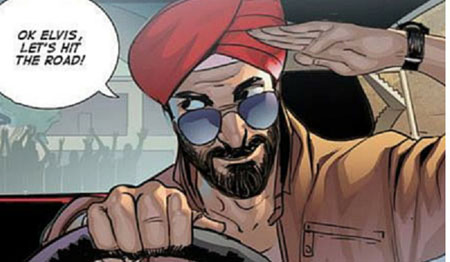 Bay Area Comic Book Writers Introduce First Sikh Super Hero… Who Loves Elvis Bay Area Comic Book Writers Introduce First Sikh Super Hero… Who Loves Elvis