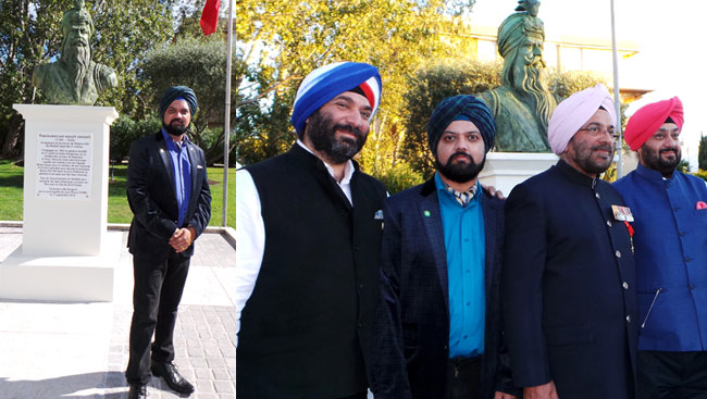 Maharaja Ranjit Singh’s Bust Unveiled In St Tropez In France Maharaja Ranjit Singh’s Bust Unveiled In St Tropez In France