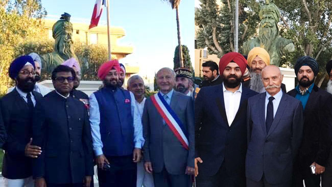Maharaja Ranjit Singh’s Bust Unveiled In St Tropez In France Maharaja Ranjit Singh’s Bust Unveiled In St Tropez In France