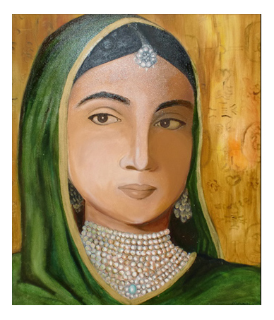 Tanya Momi - Greeting Card - Maharani Chand Kaur