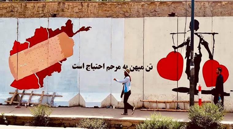 Kabul artists hit back with mural at terrorists who killed Sikhs Kabul artists hit back with mural at terrorists who killed Sikhs