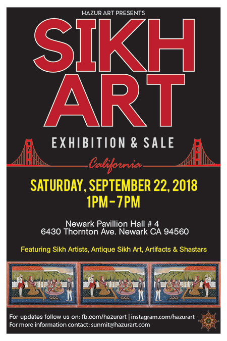 Bay Area’s First Ever Sikh Art Exhibition and Sale Bay Area’s First Ever Sikh Art Exhibition and Sale