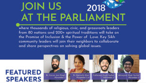Parliament of World Religions – Toronto, 2018