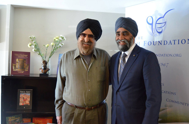Harjit Singh Sajjan at the Sikh Foundation Harjit Singh Sajjan at the Sikh Foundation