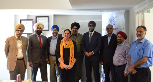 Harjit Singh Sajjan at the Sikh Foundation 