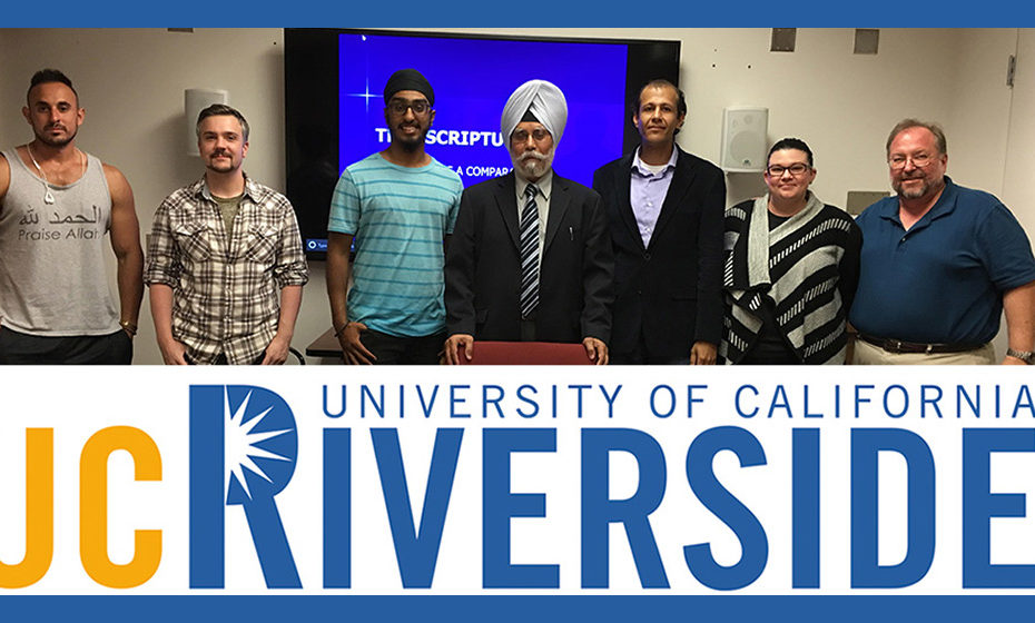 Annual Report from the UCR Saini Chair