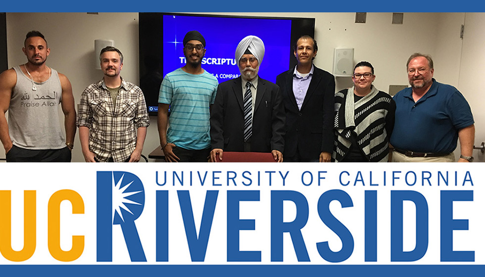 Annual Report from the UCR Saini Chair