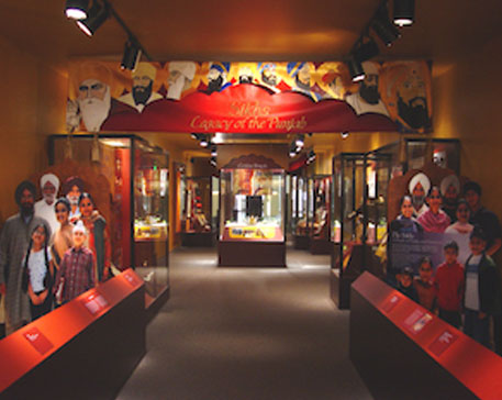 Entrance to the exhibit "Sikhs: Legacy of the Punjab", Smithsonian Institution, Washington, D.C