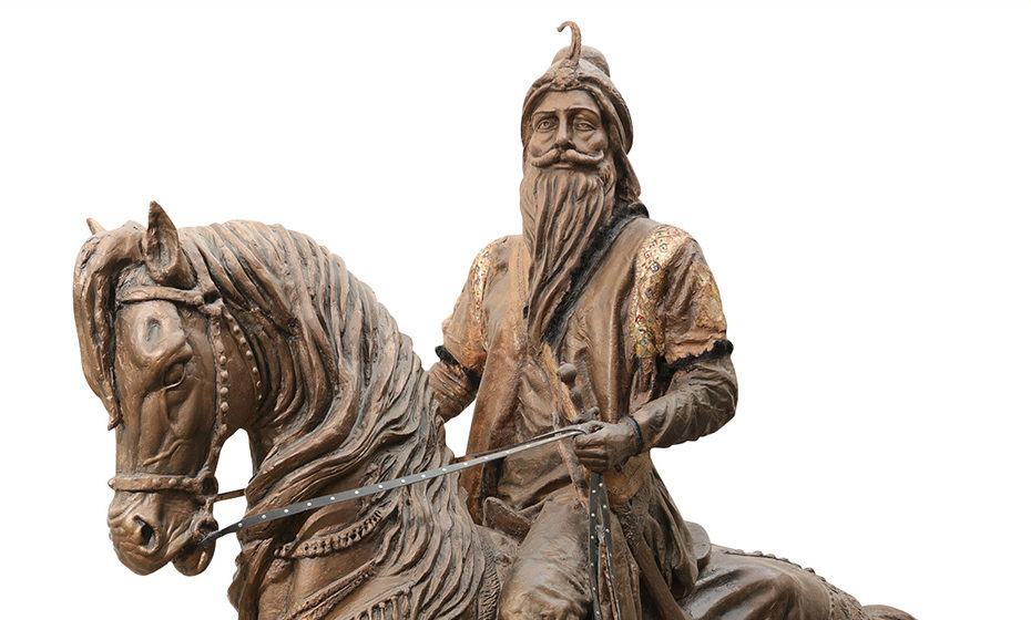 Maharaja Ranjit Singh Statue in Lahore Fort-Pakistan